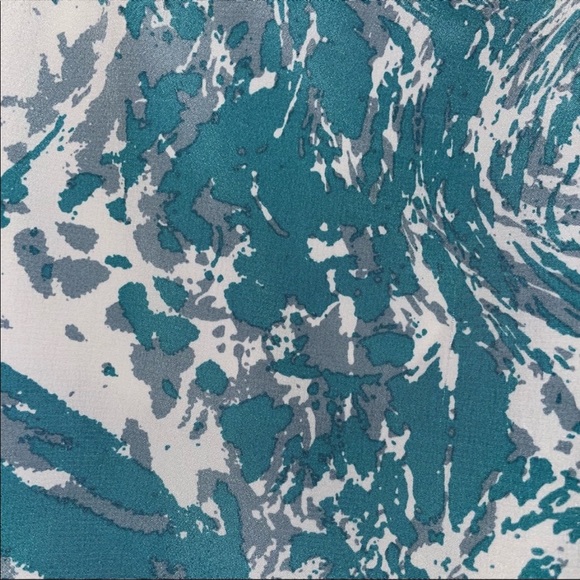 Tibi New York Silk Shorts Teal Size 2 EUC - Picture 9 of 16